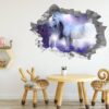 Unicorn Wall Décor - Nursery Wall Décor, Kids Room Décor, Self Adhesive Wall Sticker, Wall Décor Art, Nursery Wall Art