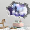 Unicorn Wall Décor - Nursery Wall Décor, Kids Room Décor, Self Adhesive Wall Sticker, Wall Décor Art, Nursery Wall Art