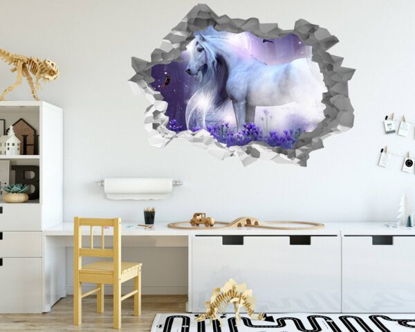 Unicorn Wall Décor - Nursery Wall Décor, Kids Room Décor, Self Adhesive Wall Sticker, Wall Décor Art, Nursery Wall Art