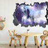 Unicorn Wall Décor - Nursery Wall Décor, Kids Room Décor, Self Adhesive Wall Sticker, Wall Décor Art, Nursery Wall Art