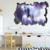 Unicorn Wall Décor - Nursery Wall Décor, Kids Room Décor, Self Adhesive Wall Sticker, Wall Décor Art, Nursery Wall Art