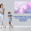 Rainbow Wall Sticker - Fantasy Wall Art, Removable Wall Sticker, Wall Vinyl Sticker, Peel and Stick Wall Decal, Wall Sticker Print, Wall Sticker for Bedroom