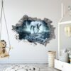 Unicorn Wall Art - Nursery Wall Décor, Kids Room Décor, Self Adhesive Wall Sticker, Wall Décor Art, Nursery Wall Art