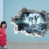 Unicorn Wall Art - Nursery Wall Décor, Kids Room Décor, Self Adhesive Wall Sticker, Wall Décor Art, Nursery Wall Art