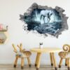 Unicorn Wall Art - Nursery Wall Décor, Kids Room Décor, Self Adhesive Wall Sticker, Wall Décor Art, Nursery Wall Art