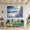 Skiing Wall Sticker - Sport Wall Decor, Bedroom Wall Decor, Vinyl Sticker, Living Room Wall Sticke, Trendy Wall Décor, Wall Art Sport