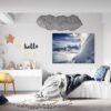 Skiing Wall Sticker - Sport Wall Decor, Bedroom Wall Decor, Vinyl Sticker, Living Room Wall Sticke, Trendy Wall Décor, Wall Art Sport