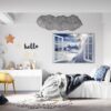 Skiing Wall Sticker - Sport Wall Decor, Bedroom Wall Decor, Vinyl Sticker, Living Room Wall Sticke, Trendy Wall Décor, Wall Art Sport