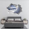 Skiing Wall Sticker - Sport Wall Decor, Bedroom Wall Decor, Vinyl Sticker, Living Room Wall Sticke, Trendy Wall Décor, Wall Art Sport