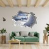 Skiing Wall Sticker - Sport Wall Decor, Bedroom Wall Decor, Vinyl Sticker, Living Room Wall Sticke, Trendy Wall Décor, Wall Art Sport