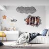 Skateboard Wall Sticker - Peel and Stick Wall Decal, Vinyl Wall Sticker, Skateboard Wall Art, Wall Decor Home, Bedroom Wall Sticker, Removable Wall Sticker, Easy to Apply