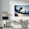 Skateboard Wall Mural - Peel and Stick Wall Decal, Vinyl Wall Sticker, Skateboard Wall Art, Wall Decor Home, Bedroom Wall Sticker, Removable Wall Sticker , Easy to Apply