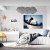 Skateboard Wall Mural - Peel and Stick Wall Decal, Vinyl Wall Sticker, Skateboard Wall Art, Wall Decor Home, Bedroom Wall Sticker, Removable Wall Sticker , Easy to Apply