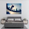 Skateboard Wall Mural - Peel and Stick Wall Decal, Vinyl Wall Sticker, Skateboard Wall Art, Wall Decor Home, Bedroom Wall Sticker, Removable Wall Sticker , Easy to Apply