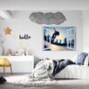 Skateboard Wall Mural - Peel and Stick Wall Decal, Vinyl Wall Sticker, Skateboard Wall Art, Wall Decor Home, Bedroom Wall Sticker, Removable Wall Sticker , Easy to Apply