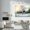 Hockey Wall Art - Sport Theme Wall Decor, Living Room Wall Art, Wall Decal Sports, Digital print, Removable Wall Sticker