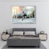 Hockey Wall Art - Sport Theme Wall Decor, Living Room Wall Art, Wall Decal Sports, Digital print, Removable Wall Sticker