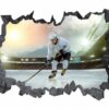 Hockey Wall Art - Sport Theme Wall Decor, Living Room Wall Art, Wall Decal Sports, Digital print, Removable Wall Sticker