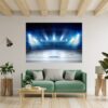 Hockey Wall Art - Sport Theme Wall Decor, Living Room Wall Art, Wall Decal Sports, Digital print, Removable Wall Sticker