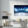 Hockey Wall Art - Sport Theme Wall Decor, Living Room Wall Art, Wall Decal Sports, Digital print, Removable Wall Sticker