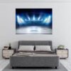 Hockey Wall Art - Sport Theme Wall Decor, Living Room Wall Art, Wall Decal Sports, Digital print, Removable Wall Sticker