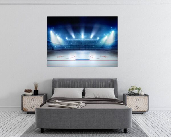 Hockey Wall Art - Sport Theme Wall Decor, Living Room Wall Art, Wall Decal Sports, Digital print, Removable Wall Sticker