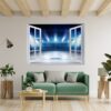 Hockey Wall Art - Sport Theme Wall Decor, Living Room Wall Art, Wall Decal Sports, Digital print, Removable Wall Sticker