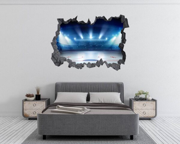 Hockey Wall Art - Sport Theme Wall Decor, Living Room Wall Art, Wall Decal Sports, Digital print, Removable Wall Sticker