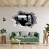 Hockey Wall Décor - Wall Decal Sport, Bedroom Wall Art, Peel and Stick, Sport Wall Decor, Vinyl Decal, Wall Decoration