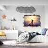 Gold Wall Decal - Sport Wall Sticker, Bedroom Wall Sticker, Wall Art Sport, Printable Wall Art, Removable Wall Sticker