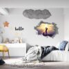 Gold Wall Decal - Sport Wall Sticker, Bedroom Wall Sticker, Wall Art Sport, Printable Wall Art, Removable Wall Sticker