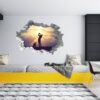 Gold Wall Decal - Sport Wall Sticker, Bedroom Wall Sticker, Wall Art Sport, Printable Wall Art, Removable Wall Sticker