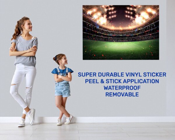 Football Wall Art - Sport Wall Decor, Bedroom Wall Decor, Vinyl Sticker, Living Room Wall Sticke, Trendy Wall Décor, Wall Art Sport