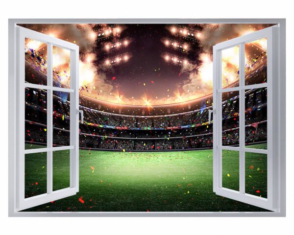 Football Wall Art - Sport Wall Decor, Bedroom Wall Decor, Vinyl Sticker, Living Room Wall Sticke, Trendy Wall Décor, Wall Art Sport