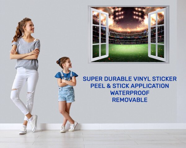 Football Wall Art - Sport Wall Decor, Bedroom Wall Decor, Vinyl Sticker, Living Room Wall Sticke, Trendy Wall Décor, Wall Art Sport