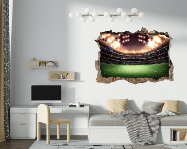 Football Wall Art - Sport Wall Decor, Bedroom Wall Decor, Vinyl Sticker, Living Room Wall Sticke, Trendy Wall Décor, Wall Art Sport