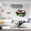 Football Wall Art - Sport Wall Decor, Bedroom Wall Decor, Vinyl Sticker, Living Room Wall Sticke, Trendy Wall Décor, Wall Art Sport