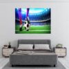 Wall Sticker Football - Sport Wall Decal, Bedroom Wall Sticker, Self Adhesive Wall Decal, Wall Art Sport, Printable Wall Art