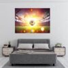 Wall Mural Football - Sport Theme Wall Decor, Living Room Wall Art, Wall Decal Sports, Digital print, Removable Wall Sticker