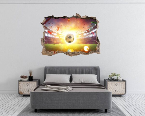 Wall Mural Football - Sport Theme Wall Decor, Living Room Wall Art, Wall Decal Sports, Digital print, Removable Wall Sticker