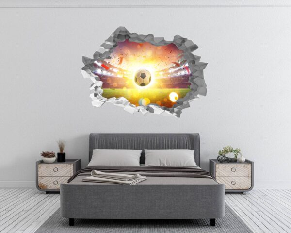 Wall Mural Football - Sport Theme Wall Decor, Living Room Wall Art, Wall Decal Sports, Digital print, Removable Wall Sticker