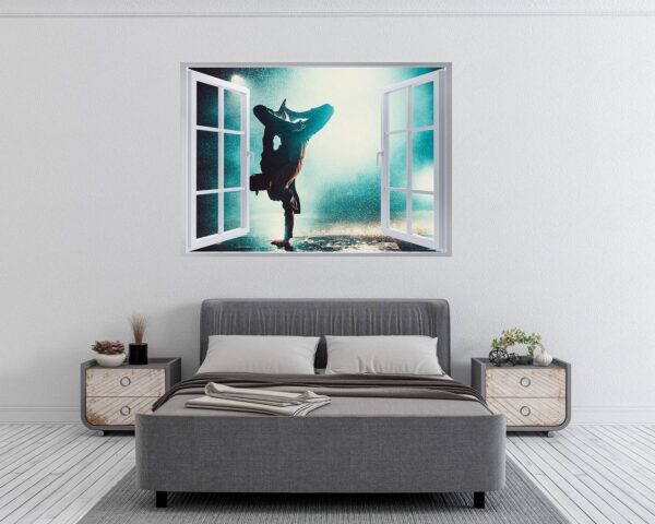 Ballerina Wall Decor - Peel and Stick Wall Decal, Vinyl Wall Sticker, Dance Wall Sticker, Wall Decor Home, Bedroom Wall Sticker, Removable Wall Sticker , Easy to Apply