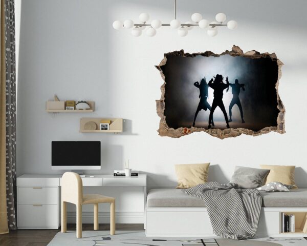 Dance Wall Sticker - Self Adhesive Wall Sticker, Vinyl Wall Sticker, Dance Wall Art, Wall Decor Home, Bedroom Wall Sticker, Removable Wall Sticker, Easy to Apply