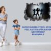 Dance Wall Sticker - Self Adhesive Wall Sticker, Vinyl Wall Sticker, Dance Wall Art, Wall Decor Home, Bedroom Wall Sticker, Removable Wall Sticker, Easy to Apply