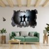 Dance Wall Sticker - Self Adhesive Wall Sticker, Vinyl Wall Sticker, Dance Wall Art, Wall Decor Home, Bedroom Wall Sticker, Removable Wall Sticker, Easy to Apply