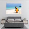 Parrot Wall Sticker - Self Adhesive Wall Decal, Animal Wall Decal, Bedroom Wall Sticker, Removable Vinyl, Wall Decoration