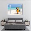 Parrot Wall Sticker - Self Adhesive Wall Decal, Animal Wall Decal, Bedroom Wall Sticker, Removable Vinyl, Wall Decoration