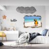 Parrot Wall Sticker - Self Adhesive Wall Decal, Animal Wall Decal, Bedroom Wall Sticker, Removable Vinyl, Wall Decoration