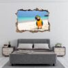 Parrot Wall Sticker - Self Adhesive Wall Decal, Animal Wall Decal, Bedroom Wall Sticker, Removable Vinyl, Wall Decoration