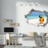 Parrot Wall Sticker - Self Adhesive Wall Decal, Animal Wall Decal, Bedroom Wall Sticker, Removable Vinyl, Wall Decoration